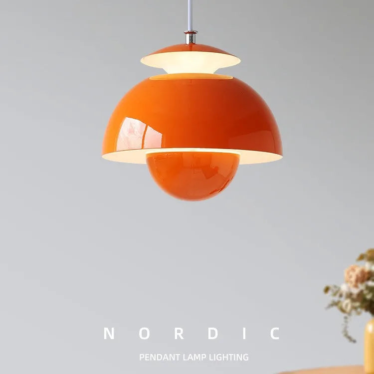 Adjustable Danish Bud Pendant Light - Modern Nordic Style Chandelier
