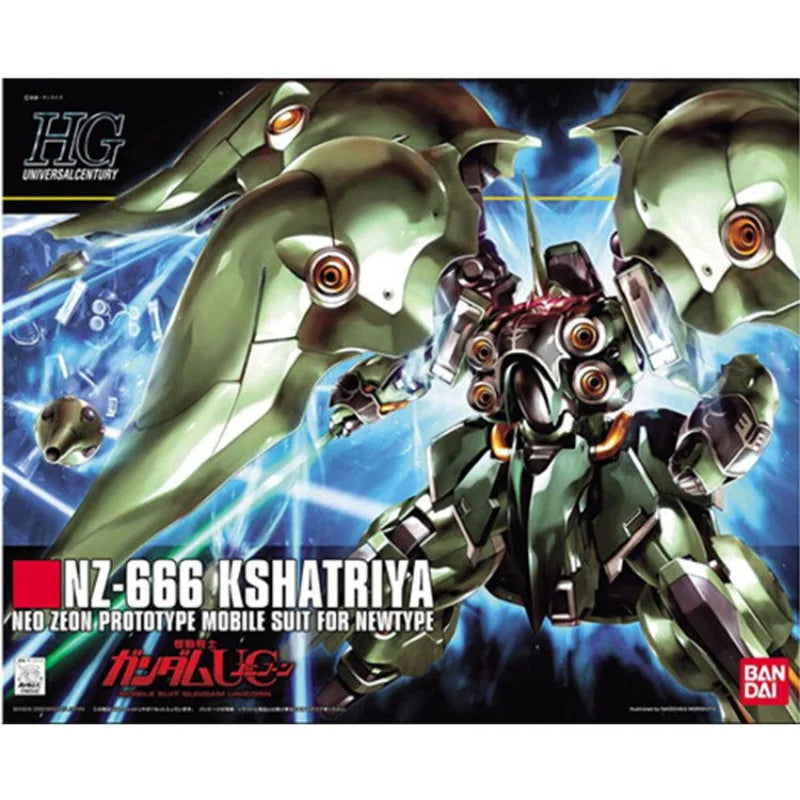 Bandai KSHATRIYA Gundam Model Kit - Premium Anime Action Figure