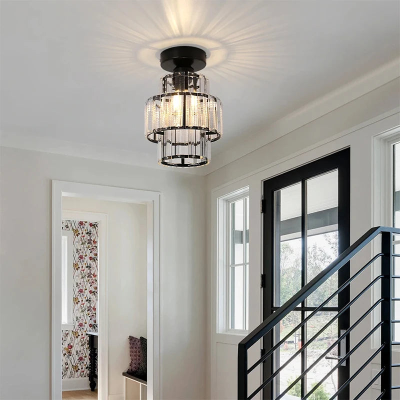 Luxury Crystal Chandelier - Modern LED Pendant Light for Dining Room