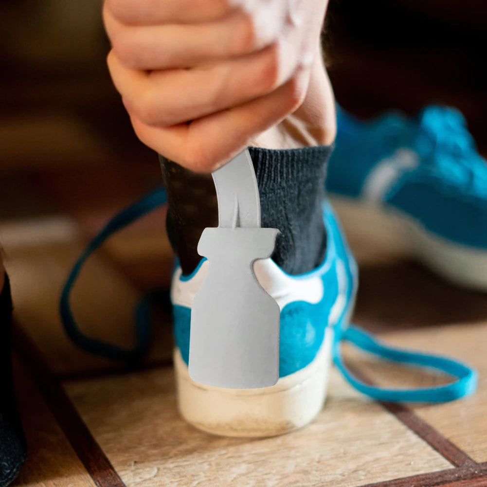 2-Pack Plastic Shoe Horns - Ergonomic Slip Aids for Seniors & Easy Use
