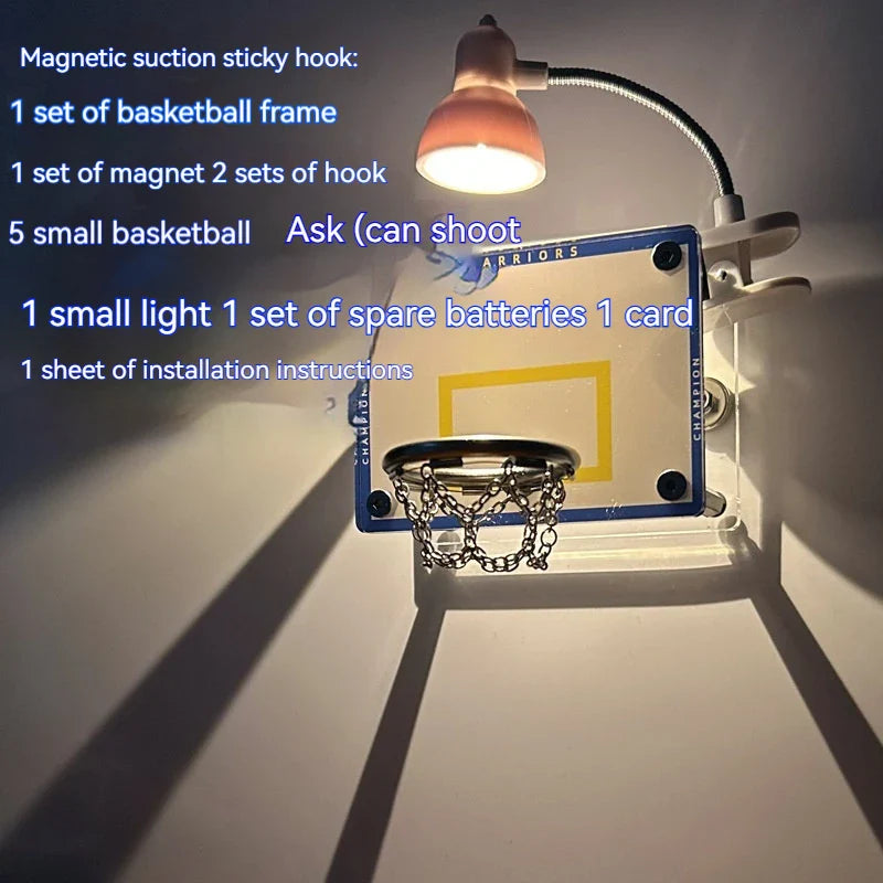 Creative Basketball Mini Shot Night Light - Ideal Gift for Sports Fans