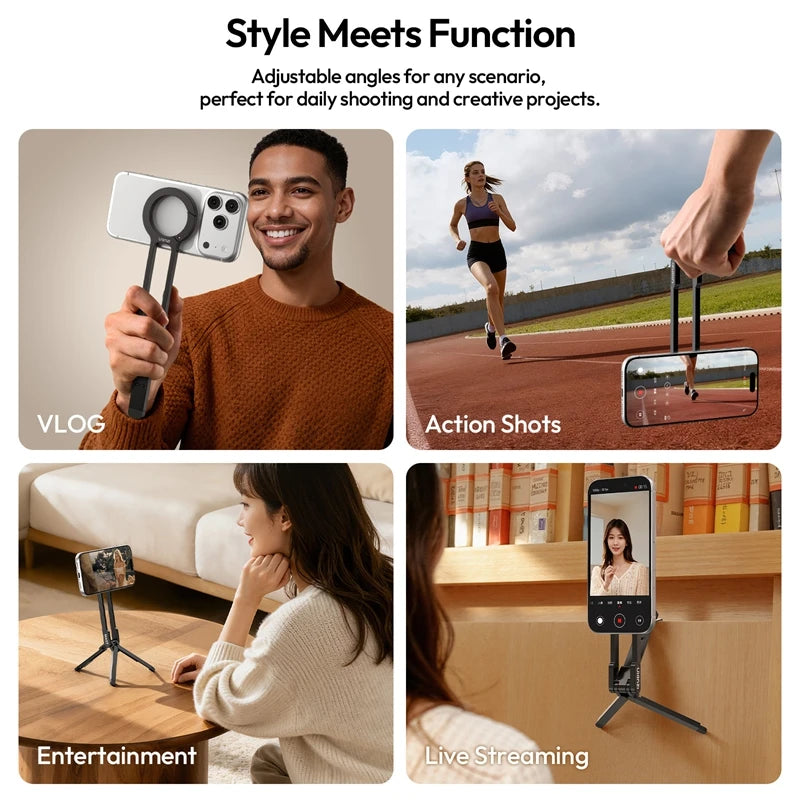 Ulanzi MA57 Magnetic Foldable Tripod for Smartphones & Selfies