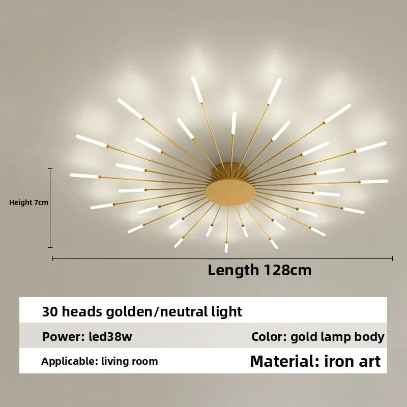 Nordic LED Ceiling Light Fixture - Modern Home Decor Lighting