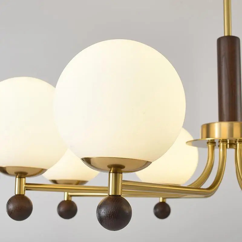 Elegant Vintage Style Light Gold Chandelier Pendant for Dining & Kitchen