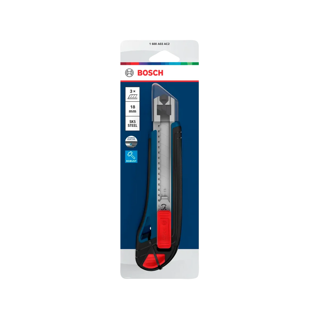 Bosch Snap Off Utility Knife - Precision Cutting Tool for DIY Projects