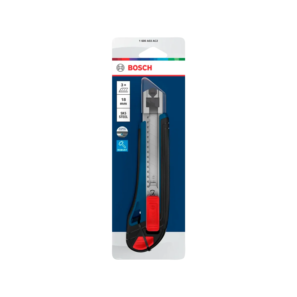 Bosch Snap Off Utility Knife - Precision Cutting Tool for DIY Projects