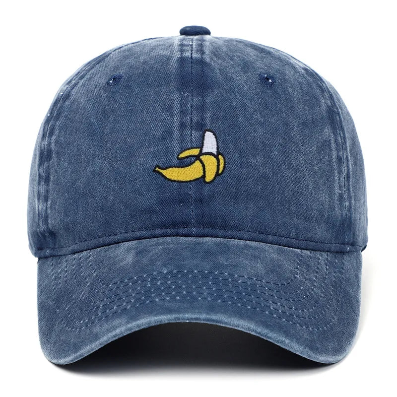 Banana Embroidered Outdoor Baseball Hat - Unisex Sunshade Cap