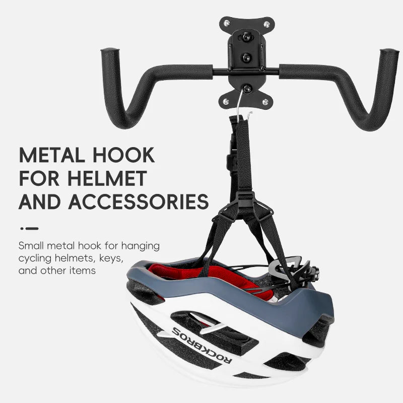 ROCKBROS Adjustable Bike Wall Mount - Space-Saving Design