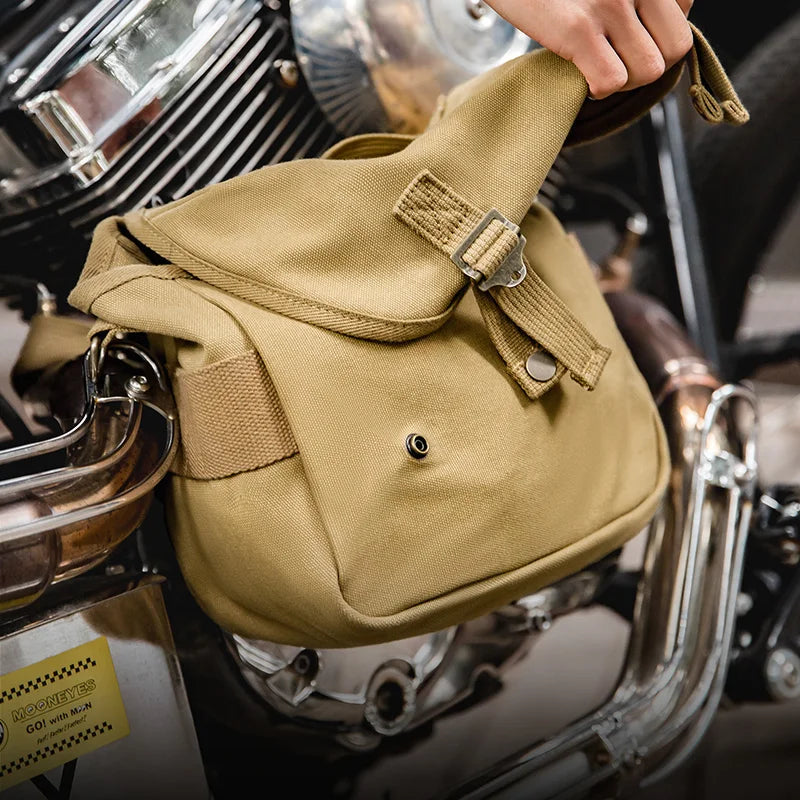 Vintage Canvas Crossbody Bag for Men - Stylish Messenger Essential