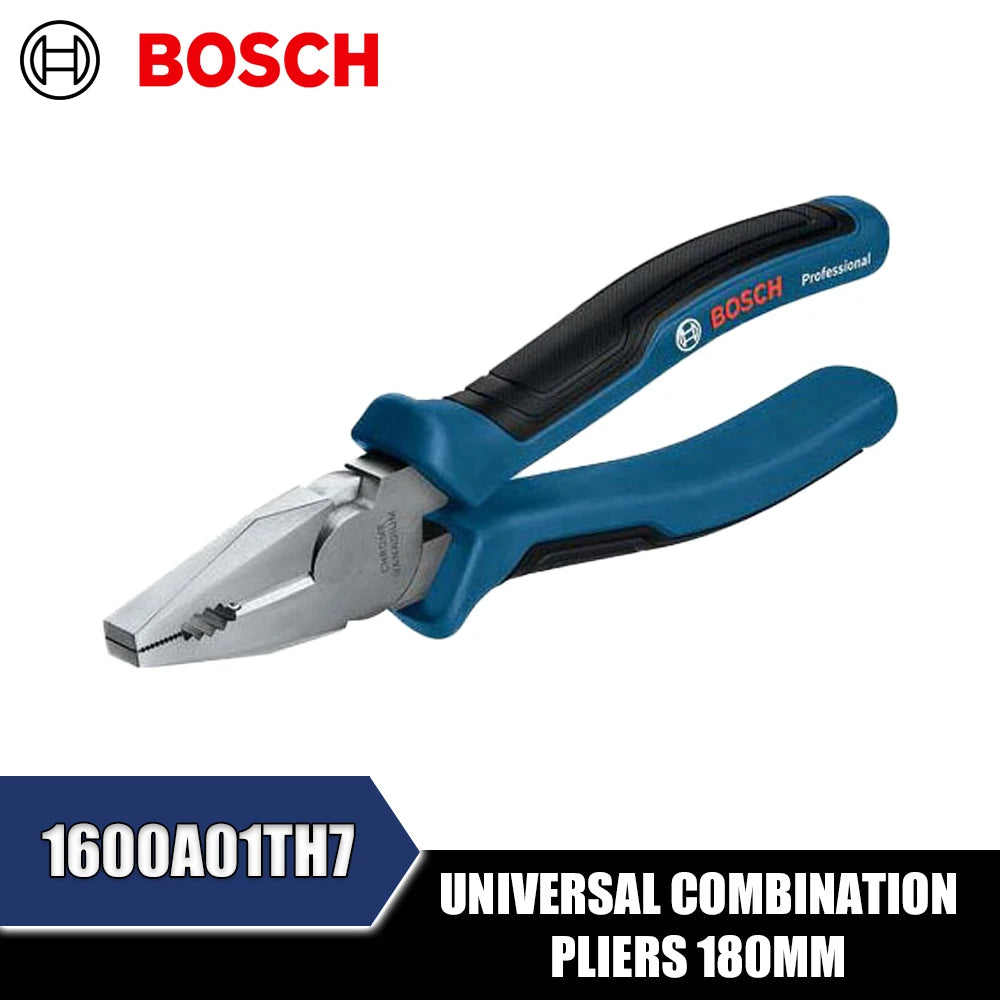 Bosch Universal Combination & Long Nose Pliers Set - Professional Hand Tools