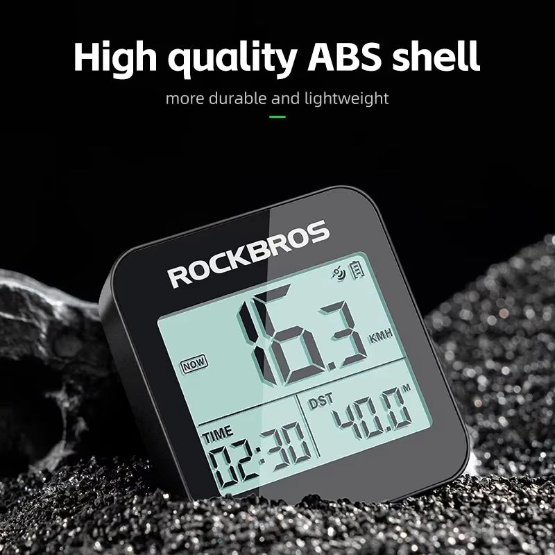 ROCKBROS Waterproof Bicycle Computer GPS Speedometer & Odometer