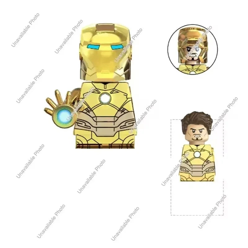 Hot Toys Mini Building Blocks Superhero Figures - Fun for All Ages