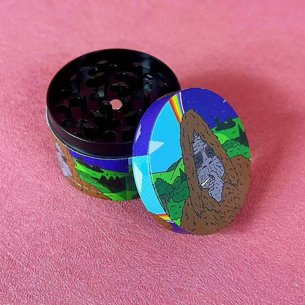 2-Inch Manual Herb Grinder - Compact Spice Mill for Kitchen & Travel
