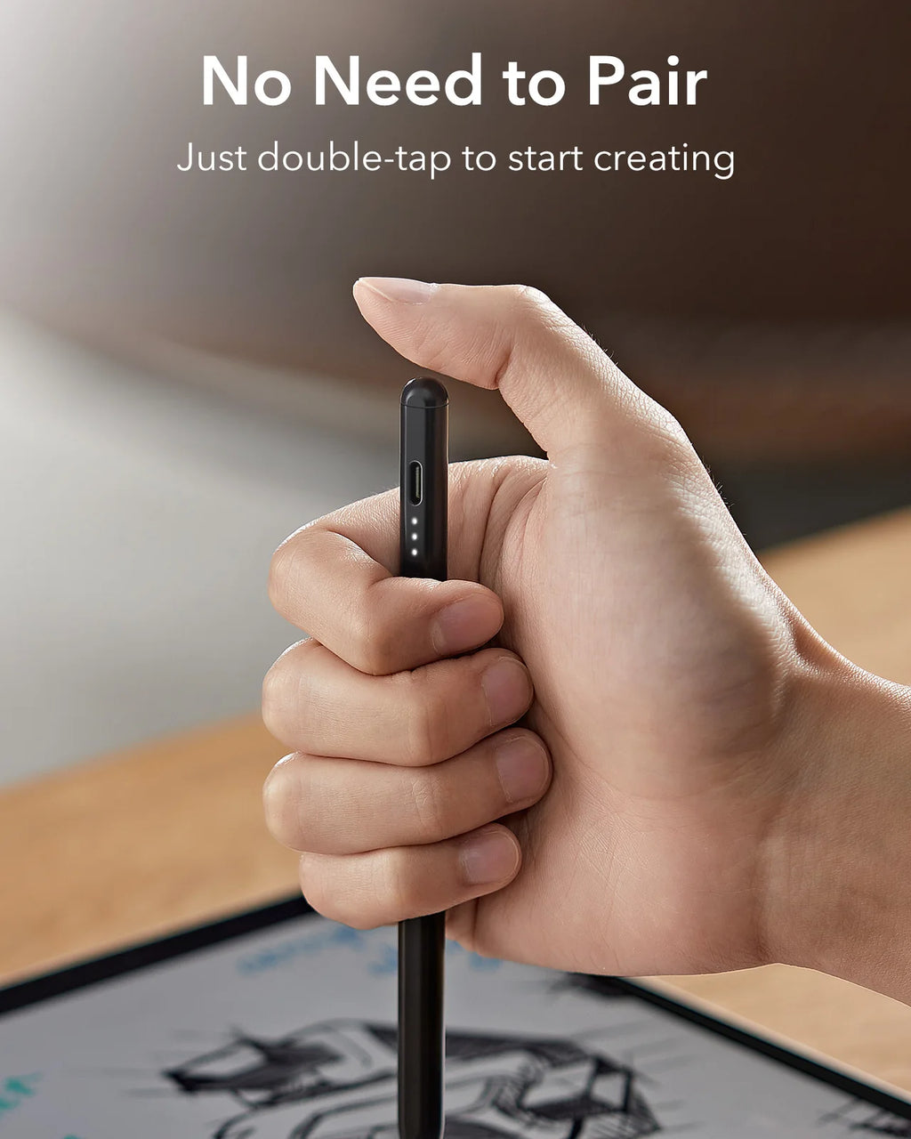 ESR iPad Stylus Pen - Tilt Sensitivity & Palm Rejection