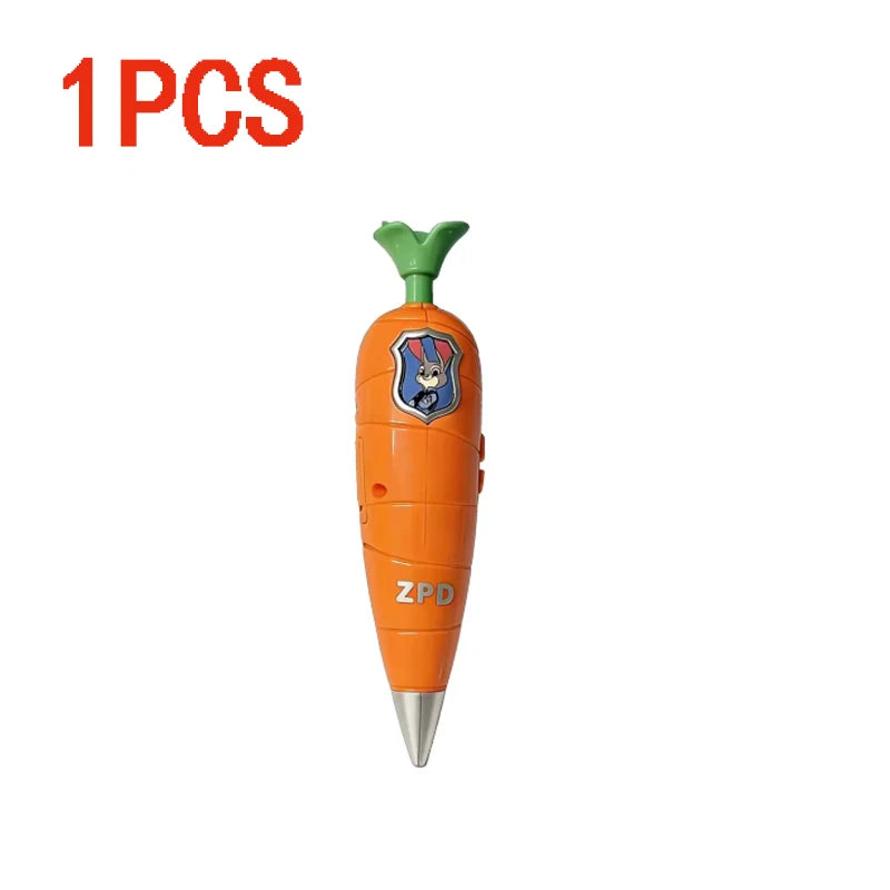 Creative Zootopia Carrot Voice Recorder Pen - Fun Kids Ballpoint Pen