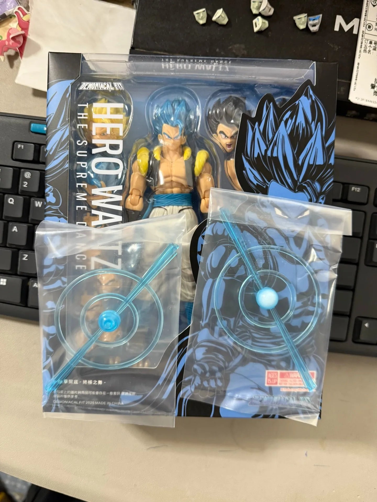 Demoniacal Fit Gogeta Figure - Super Saiyan Blue Action Model