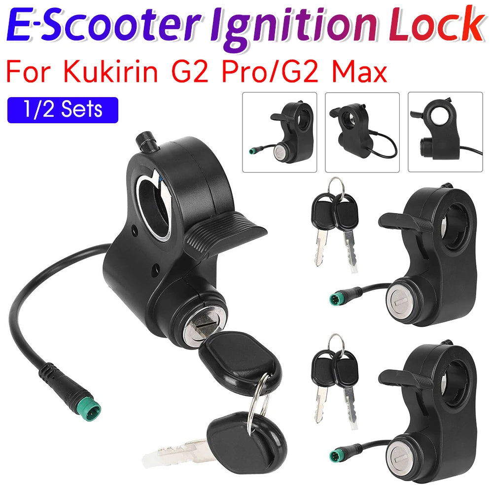 Throttle & Key Set for Kukirin G2 Max/Pro - Secure Lock & Smooth Control