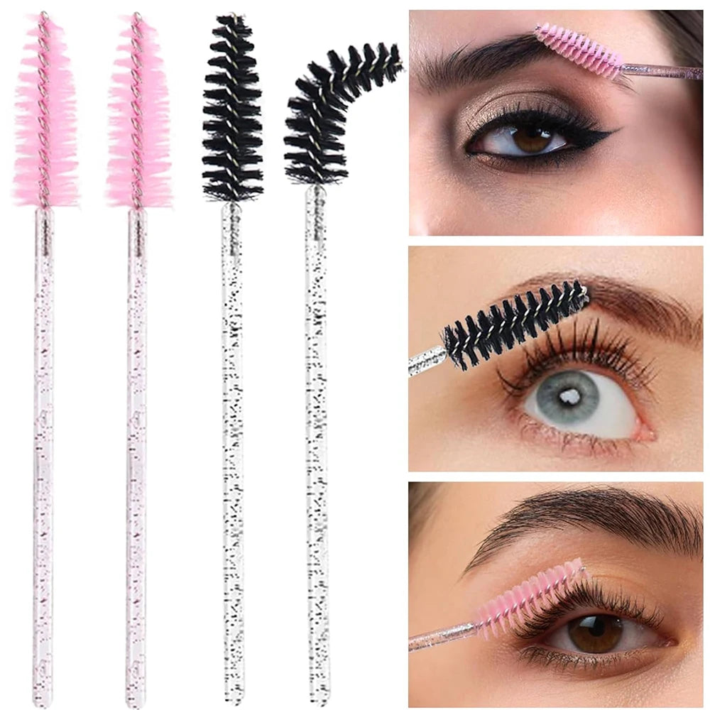 Disposable Eyelash Brush Applicators - Perfect for Extensions & Brows