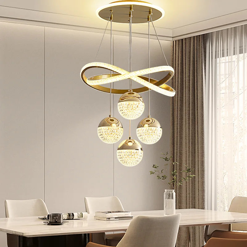 Modern LED Round Pendant Light - Stylish Ceiling Fixture