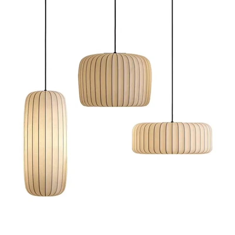 Modern Japanese Wabi Sabi Chandelier - Elegant LED Pendant Light