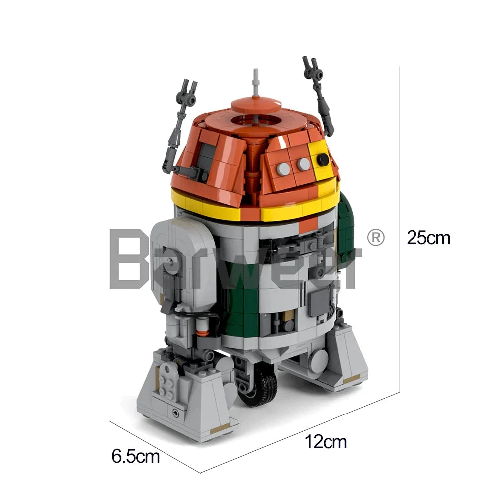 988PCS Block Building Set - C1-10P Chopper Robot Model Toy