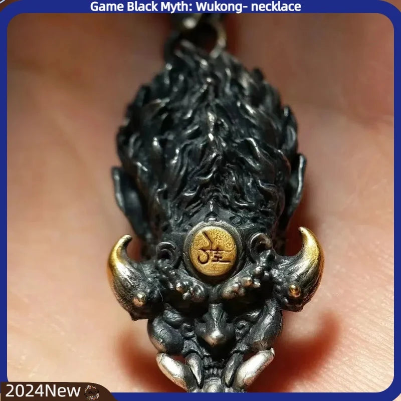 Black Myth Wukong Dark Pendant - Vintage Anime Gift Accessory