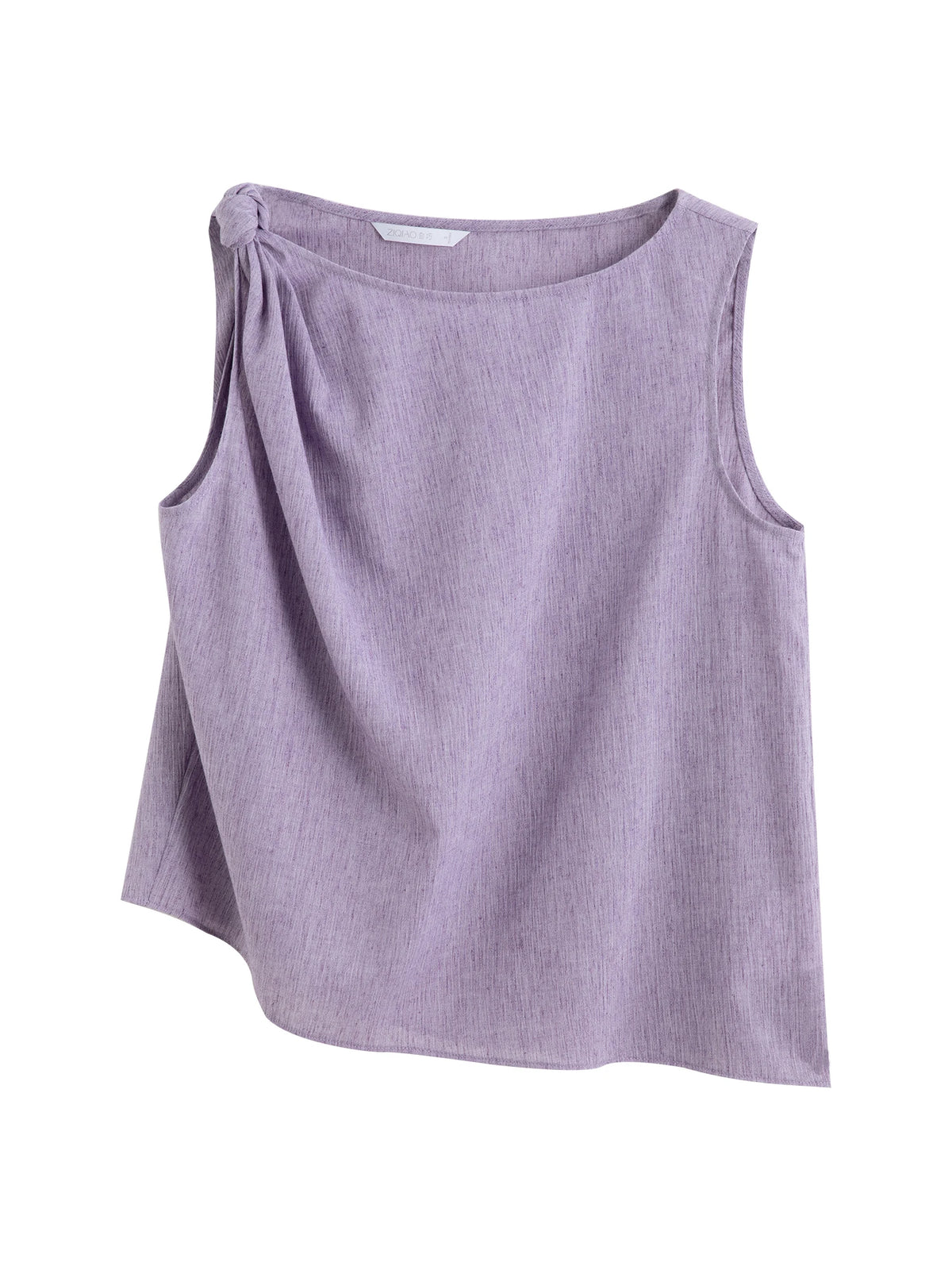 ZIQIAO Women's Summer Sleeveless Linen Set - Breezy & Chic Style