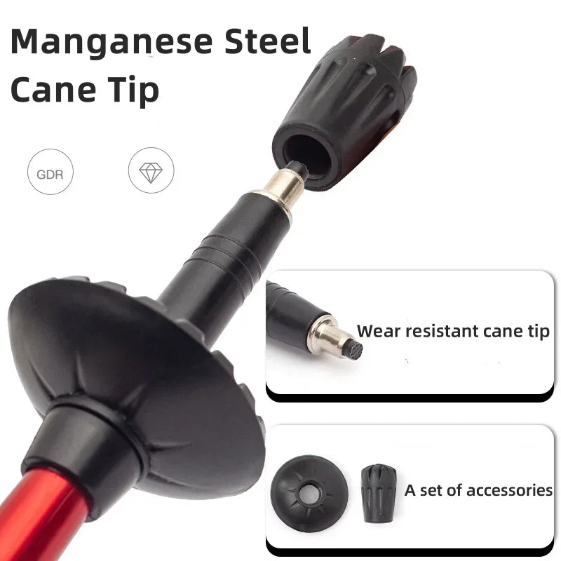 Lightweight Telescopic Trekking Poles for Hiking & Outdoor Adventures