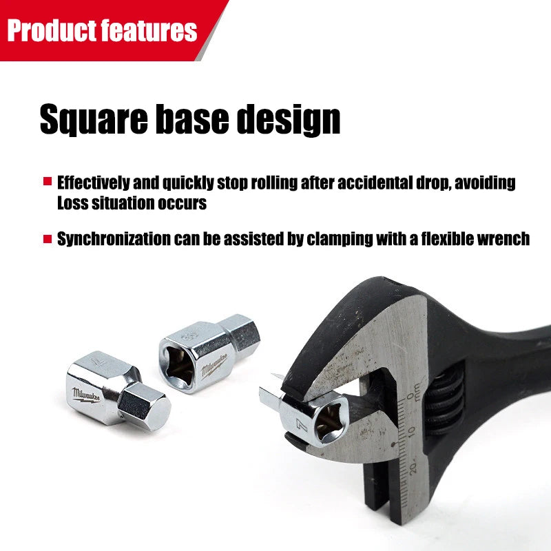 Milwaukee 11-Piece Compact 1/4" Screwdriver Socket Set - Mini Design