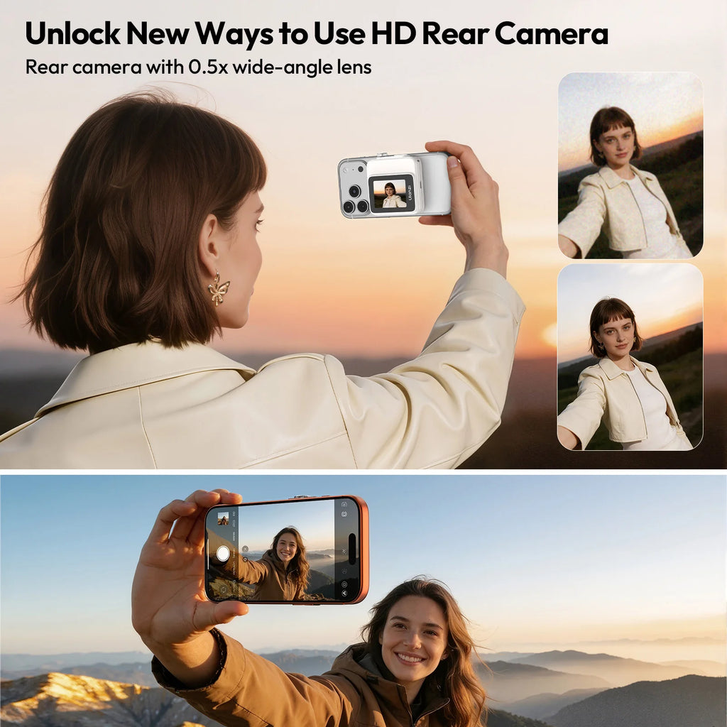 Ulanzi VM02 Magnetic Selfie Monitor for iPhone & Android Vlogging