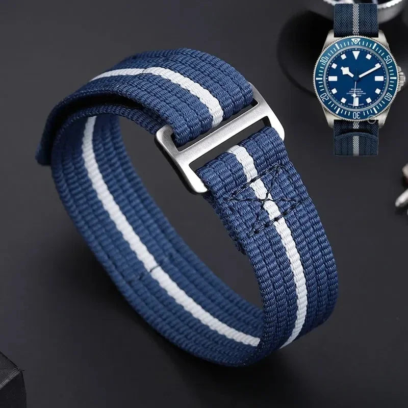 High-Quality Nylon Watch Strap 20mm & 22mm for Men – Sporty & Durable