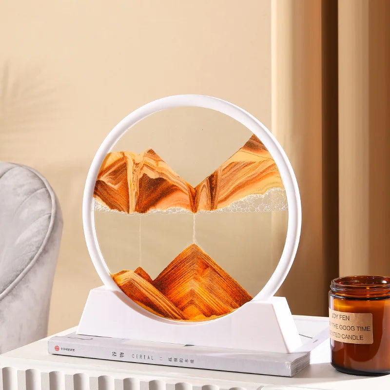 3D Moving Sand Art - Quicksand Liquid Hourglass Home Decor