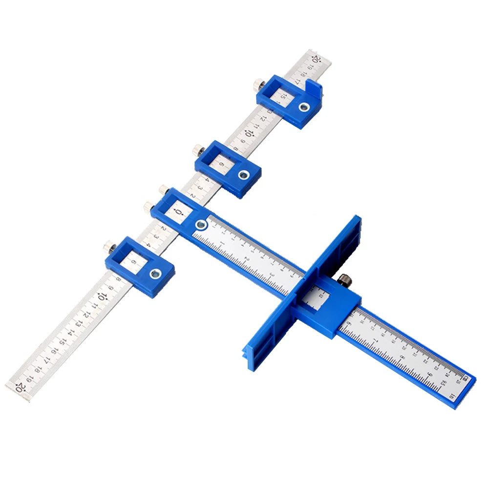 Precision Hole Punch Locator Jig for Woodworking - Easy Alignment Tool