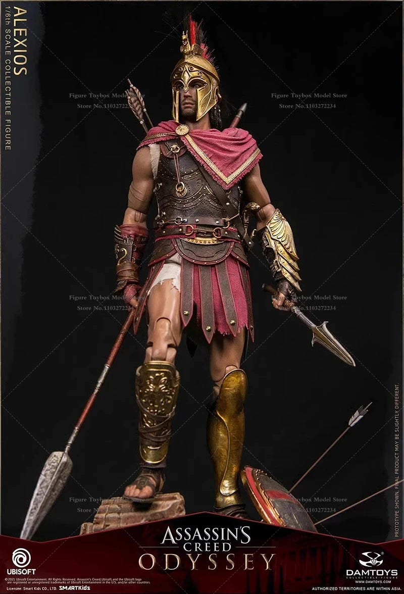 DAMTOYS DMS019 1/6 Scale Alexios Odyssey Action Figure with Shield