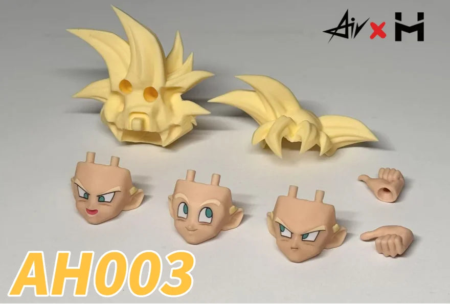 Super Saiyan Son Goku Head Accessory for Action Figures