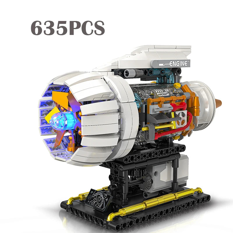 Electrically Driven Aircraft Engine Model Blocks – Educational Toy