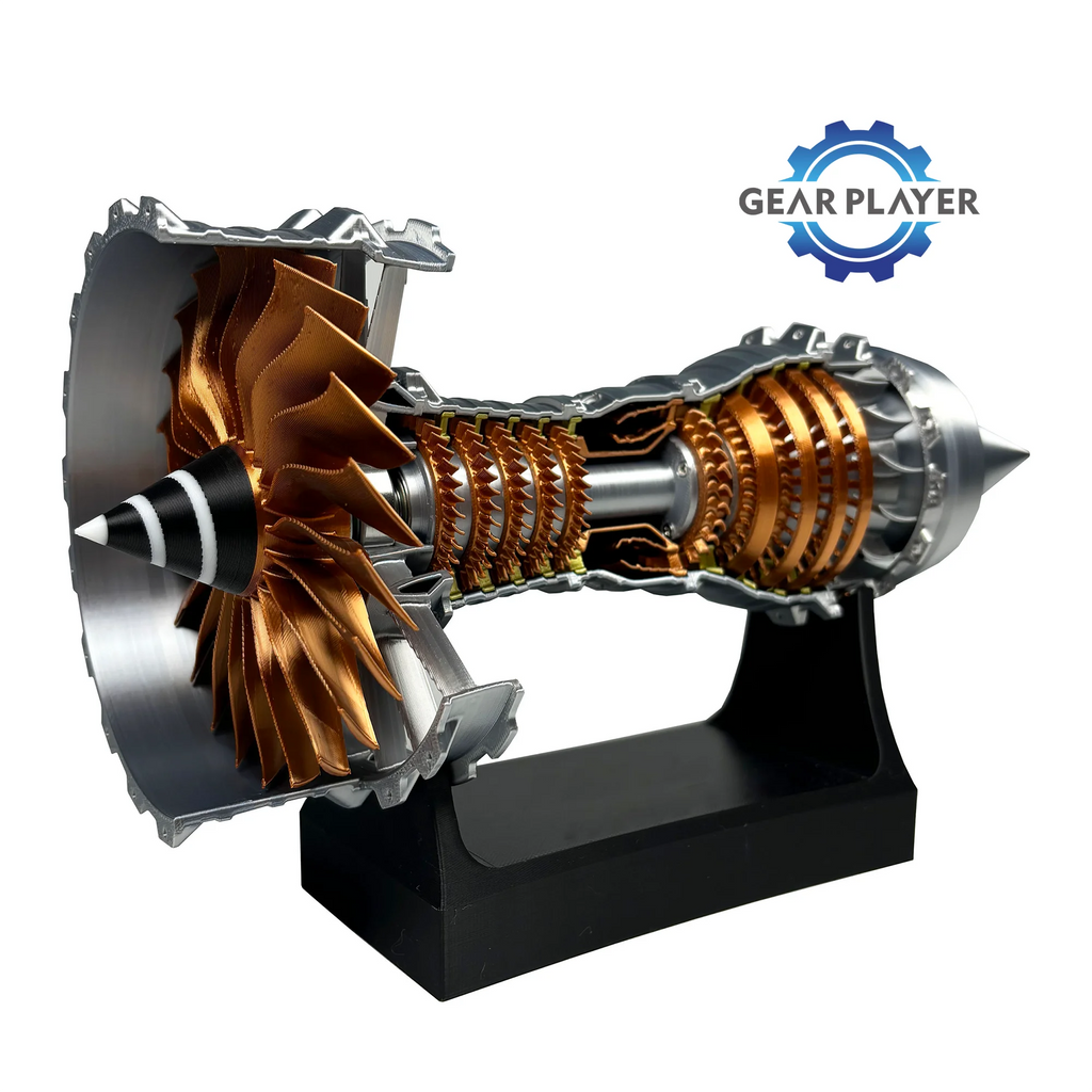 High-Precision TR900 STEM Turbofan Engine Model Kit for Students