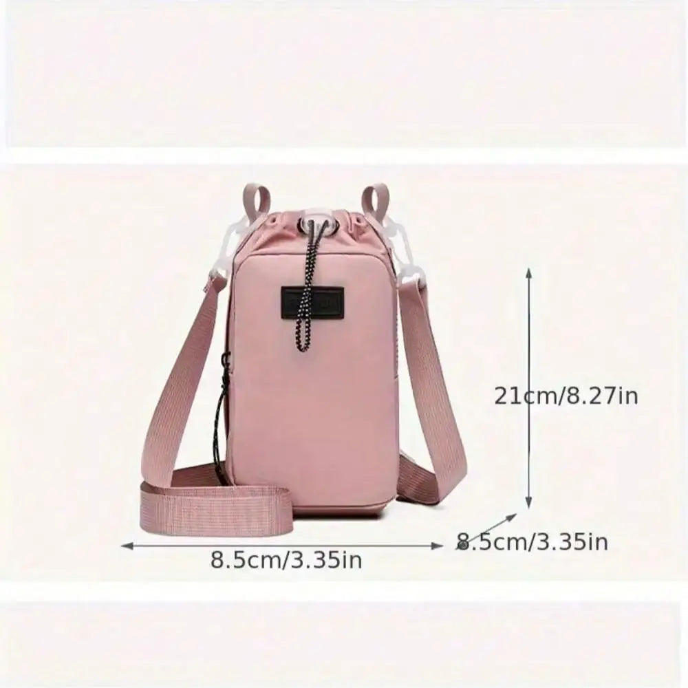 Lightweight Outdoor Crossbody Bag for Phones & Water Bottles