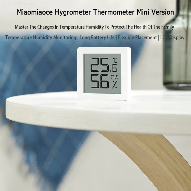 Miaomiaoce Mini Digital Thermometer Hygrometer for Home Monitoring
