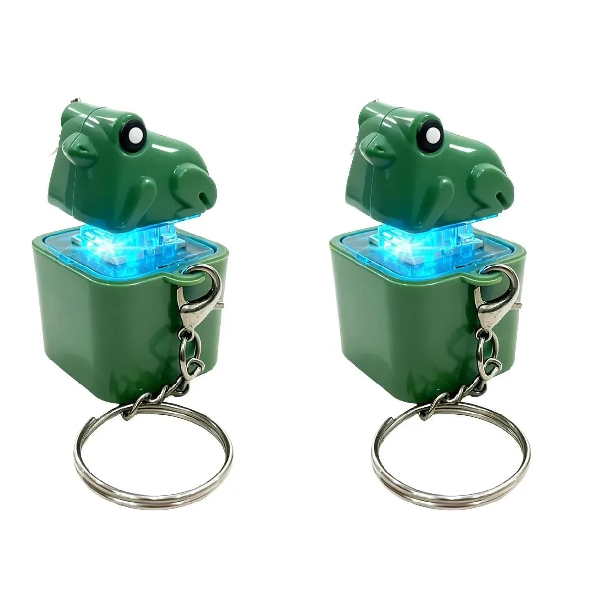 Frog Keychain with Sound & LED Lights - Fun Stress Relief Gadget
