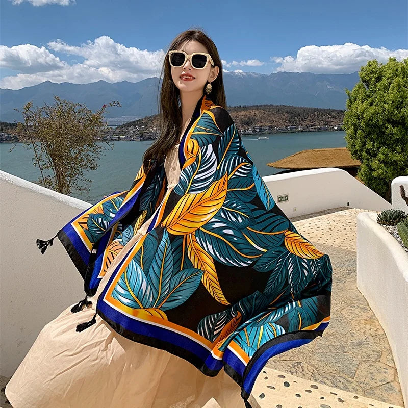 28 Stylish Travel Beach Shawls | 90x180cm Sunscreen Scarfs for Women