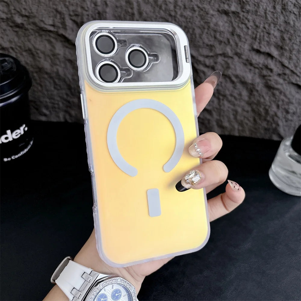 Color-Changing MagSafe Invisible Holder Case for iPhone 17 Pro Max