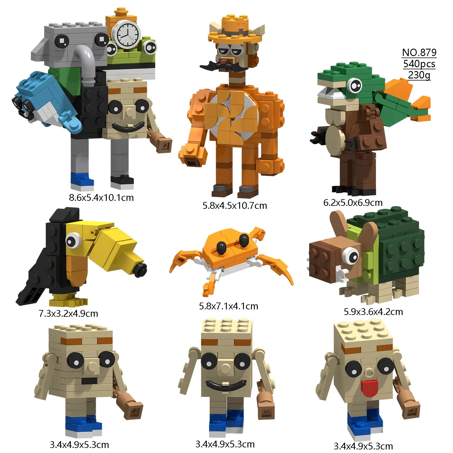 Tung Tung Animal Building Blocks - Creative Imagination Toy for Kids