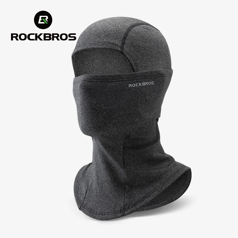 ROCKBROS Winter Cycling Mask - Thermal Windproof Balaclava & Face Cover