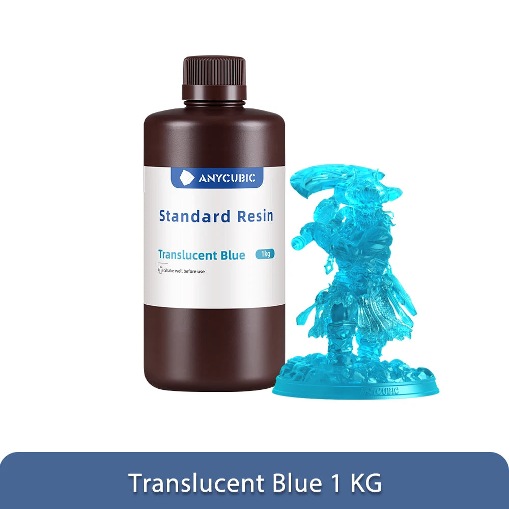 ANYCUBIC 405nm UV Resin for 3D Printing - High Precision & Fast Curing