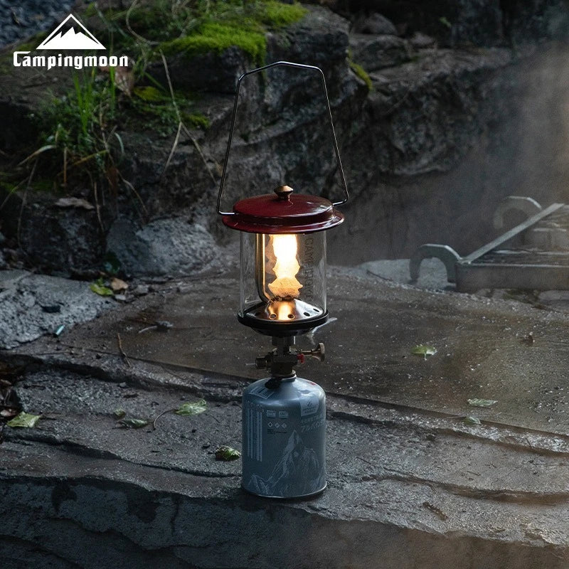 CAMPINGMOON T-9 Gas Lamp – Stylish Portable Light for Outdoor Adventures
