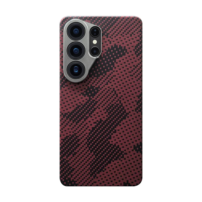 Slim Carbon Fiber Case for Samsung Galaxy S26 Ultra - Honeycomb Finish