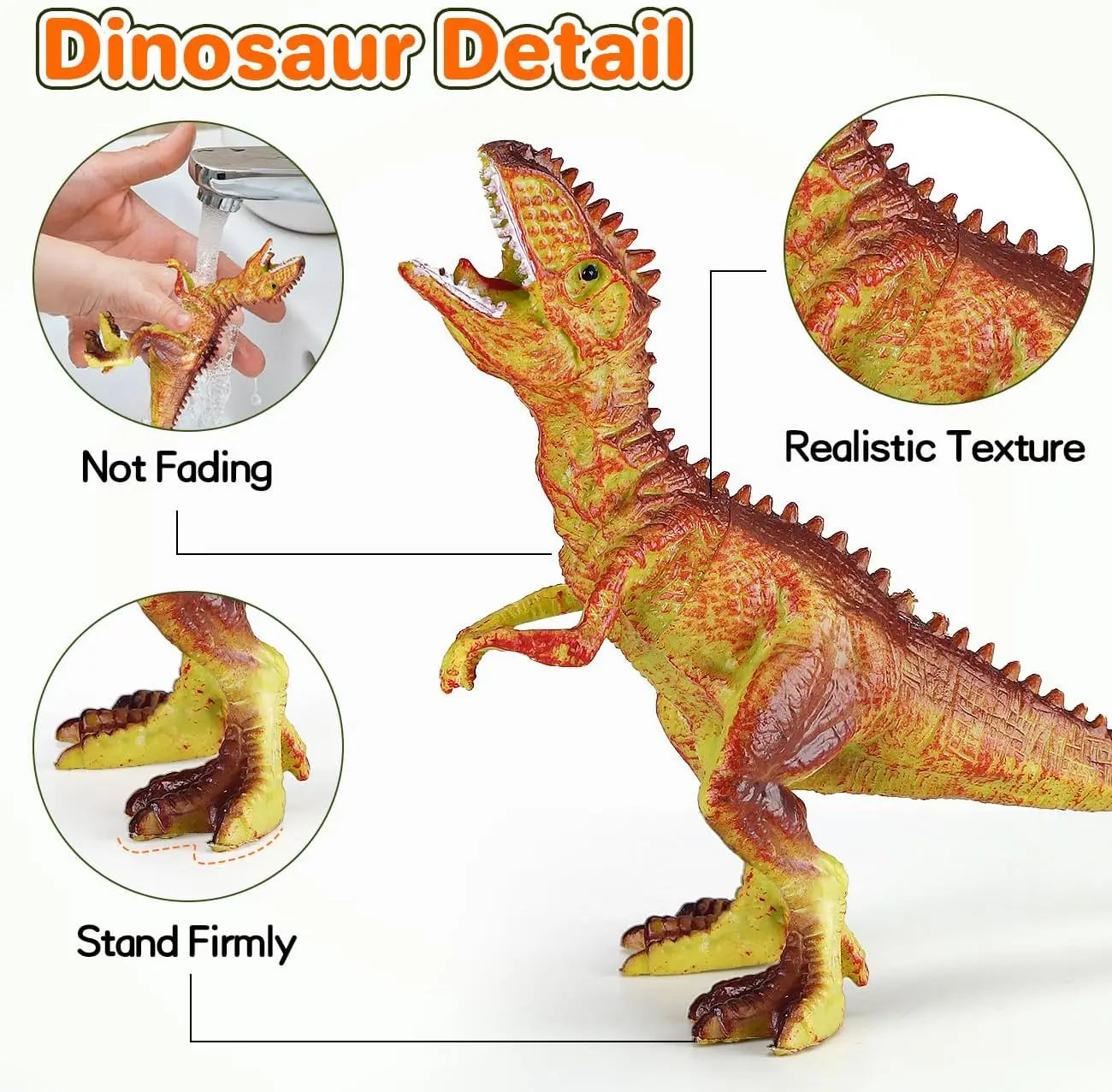 Dinosaur Toy Set for Kids - 46 Pcs Perfect for Imaginative Play