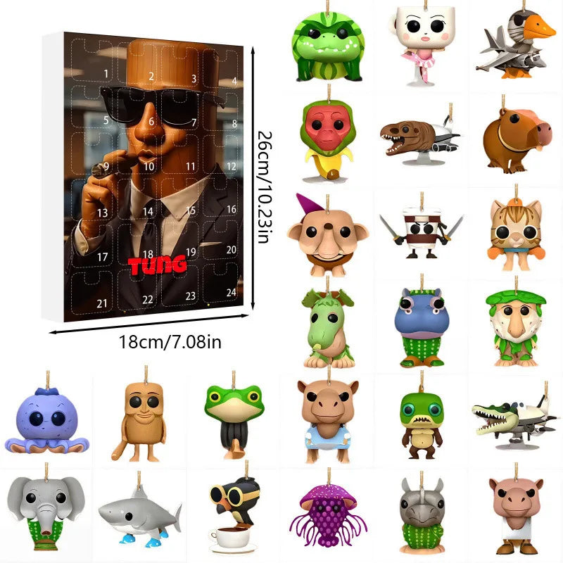 2025 Christmas Countdown Advent Calendar - 24 Days of Fun Surprises