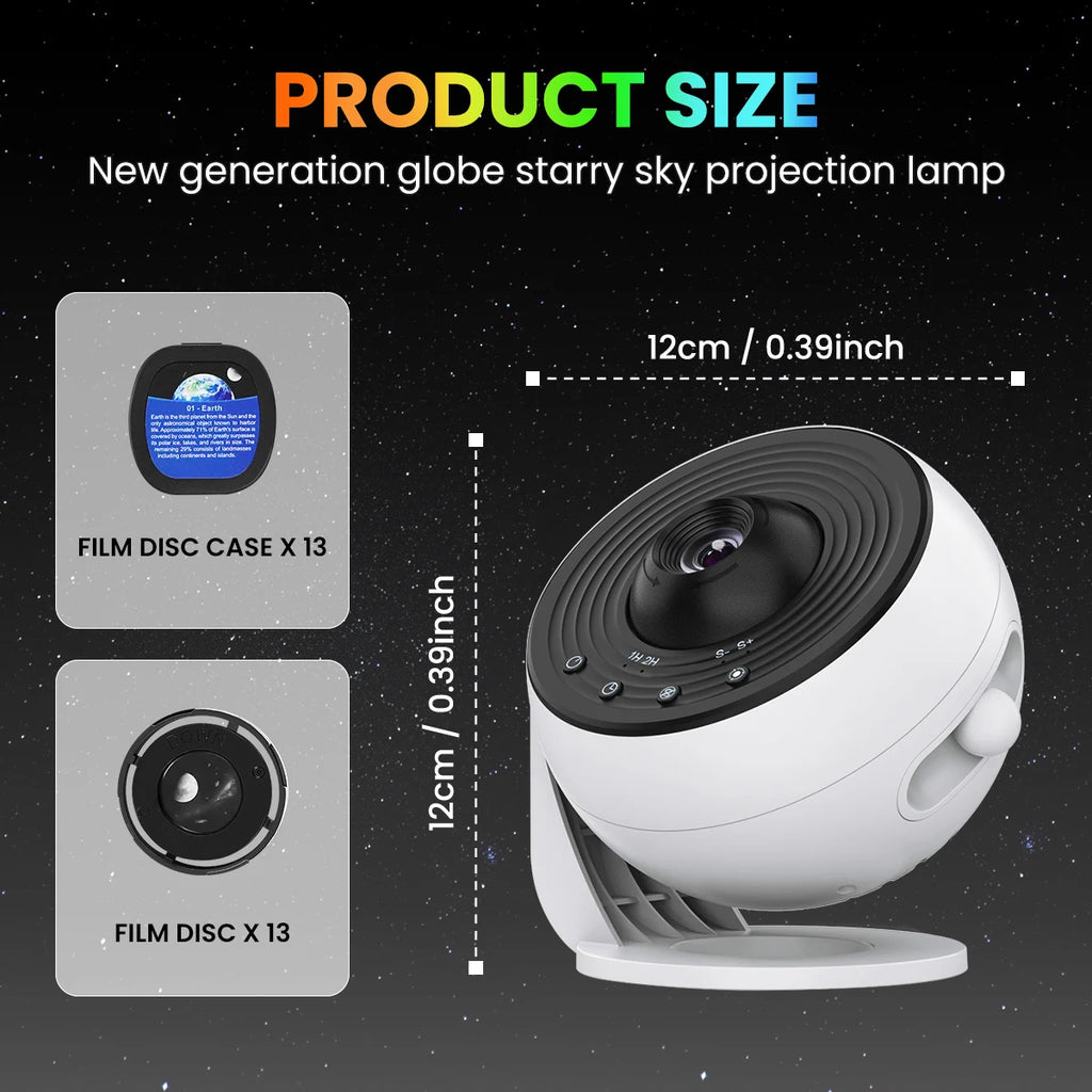 Starry Sky 4K Planetarium Projector | 13 Themes Night Light